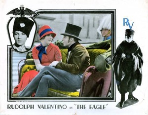 The Eagle Lobby Card Vilma Banky Rudolph Valentino 1925 Old Movie Photo