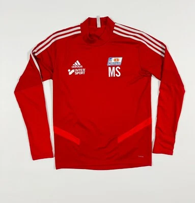 FOC FARSTA SWEDEN TRACK JACKET JERSEY TOP KIT ADIDAS TRAINING SIZE M RED - Image 1 of 4