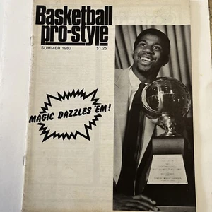 Rare Summer 1980 Basketball Pro-Style - Magic Johnson Cover - Picture 1 of 4