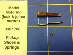 Aurora Model Motoring Pick Up Shoes Springs HO Slot car HXP 700 Mid America - Picture 1 of 1