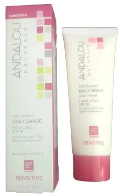 Andalou Naturals 1000 Roses Daily Shade Facial Lotion SPF 18 , Lot(2) 2.7 FL Oz - Image 1 of 4