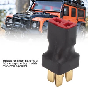 T Plug Parallel Adapter 1 Female 2 Male No Wire T Plug RC Battery ESC - Picture 1 of 12