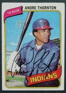 Cleveland Indians Andre Thornton Autographed signed 1980 Topps baseball card---- - Picture 1 of 1