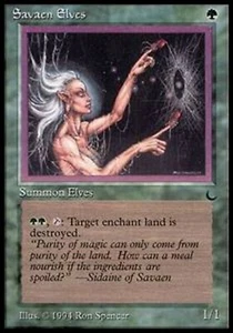MRM ENGLISH Savaen Elves MTG magic THE DARK - Foto 1 di 1