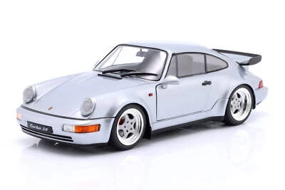 Solido 1990 Porsche 911 (964) Turbo 3.6 Polar Silver 1:18 - Image 1 of 4