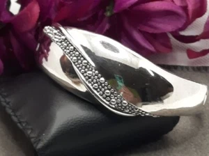 Michael Dawkins Sterling Silver Starry Night Wave Cuff, 6" - Picture 1 of 7