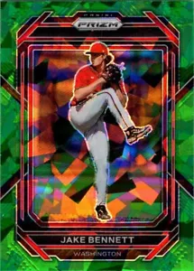 2023 Panini Prizm #51 Jake Bennett Green Ice Prizm - Bild 1 von 2