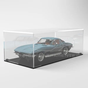 Teca 80x10 H variabile plexiglass trasparente per Modellismo e Lego - Foto 1 di 50
