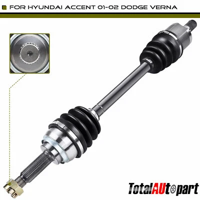 Conjunto de eje CV para Dodge Verna 2004 Hyundai Accent 2001-2002 parte delantera izquierda Foto 1 de 4