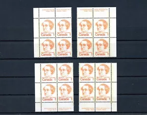 LOTTO 3252 COME NUOVI 586iii P1 SET ABBINATO PIASTRE BLOCCHI CARICATURA SIR JOHN MACDONALD - Foto 1 di 1