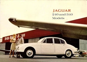 Jaguar 240 & 340 1967-68 UK Market Foldout Sales Brochure Mark 2 - Picture 1 of 2