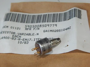ALLEN BRADLEY GA1M028S104MZ TYPE G SMALL POTENTIOMETER 100K OHM 5905-00-850-9779 - Picture 1 of 1