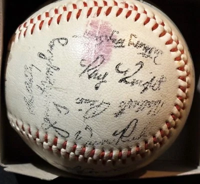 Houston Astros Team Autographed Baseball - Includes Nolan Ryan Auto - Image 1 of 4