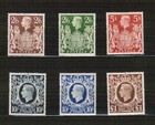 Great Britain 1939-48 King George VI High Values SG 476/478c mounted mint