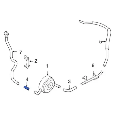For Nissan Altima 2002-2006 Nissan 213068J100 Engine Coolant Pipe - Image 1 of 2