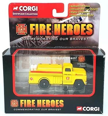 Corgi Diecast CS90099 - GMC Water Tanker Boston Fire Dept. - Yellow - Image 1 of 4