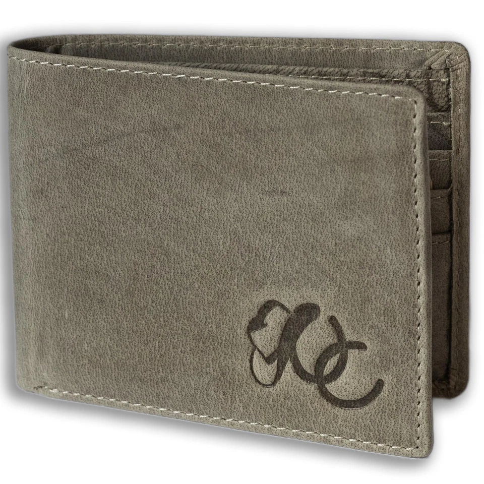 Wallet for Men-Genuine Leather RFID Blocking Bifold Stylish Wallet With 2 ID ... - Image 1 of 1