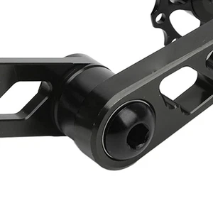 Convertidor de una sola velocidad negro tensor de cadena aleación de aluminio plegable cadena de bicicleta \ - Imagen 1 de 19