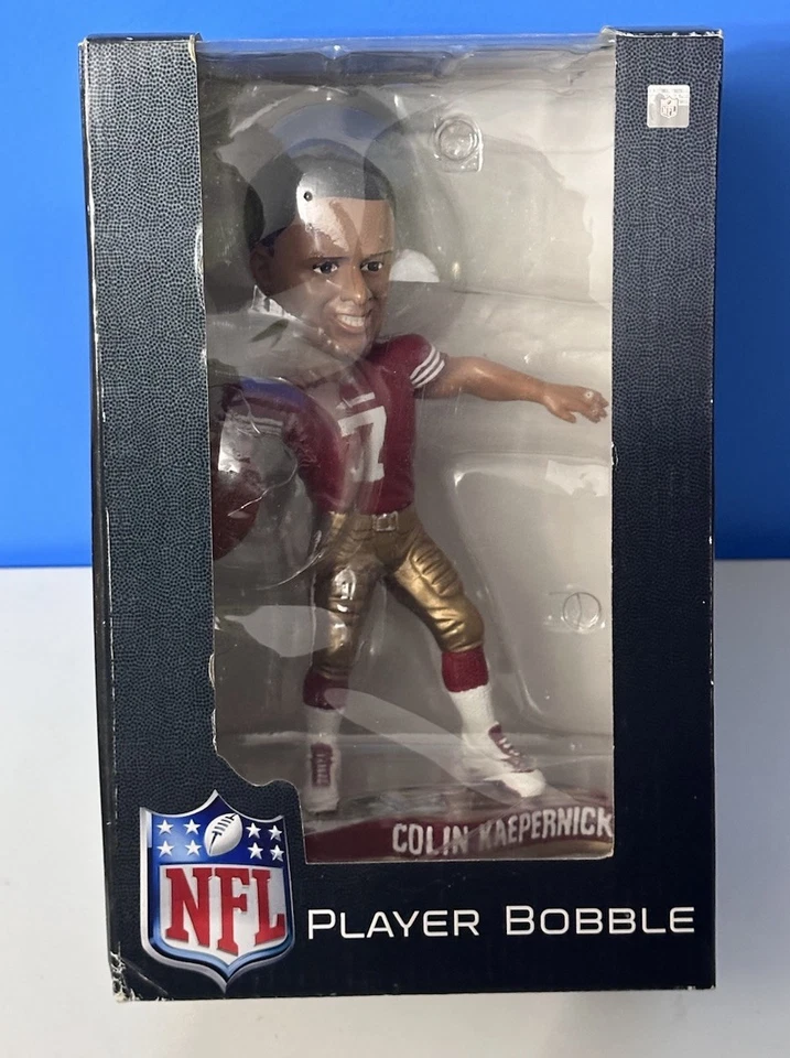 Colin Kaepernick Bobblehead NFL San Francisco 49ers SF NINERS FOCO NFLPA - NOS Foto 1 de 4