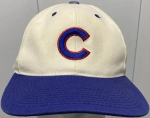 Vintage Chicago Cubs Sports Specialties White Dome Snapback Hat MLB Cap RARE !! - Picture 1 of 5