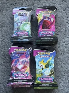 Pokemon Sword & Shield Fusion Strike x36 Sleeved Booster Packs - Picture 1 of 4