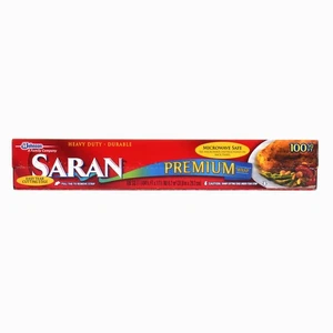 Saran Wrap, 100 Sq Ft, Pack of 12, Red - Picture 1 of 4