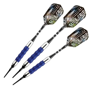 Viper Sure Grip Soft Tip Darts - Dartboard Game Accessory - Blue - 16 Grams - Picture 1 of 7