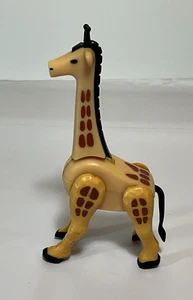 Vintage Jointed Fisher Price Toy Figurine Giraffe Made in Hong Kong 5 1/2" tall - Picture 1 of 7