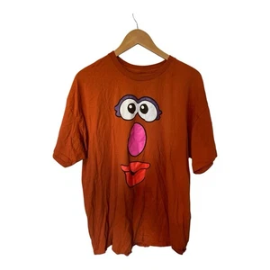 Mr Potato Orange Head T-Shirt Big Face Größe 2XL - Bild 1 von 4