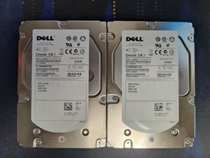 2x Dell 0W347K 600GB 15K 9FN066-150 SAS 3.5" Cheetah Hard Drive ST3600057SS - Afbeelding 1 van 2