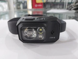 BLACK DIAMOND STORM R 500 LUMEN HEADLAMP RECHARGEABLE HEAD TORCH - BLACK - Picture 1 of 18
