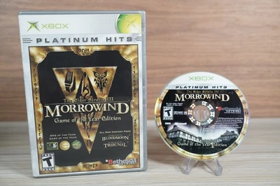 CIB Elder Scrolls III: Morrowind Edición Juego del Año (Xbox, 2003) COMPLETO Foto 1 de 4