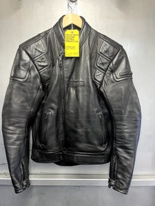 FRANK THOMAS REAL LEATHER JACKET LINING SIZE 40 UK 40 CHEST PIT TO PIT 20 " - Picture 1 of 21