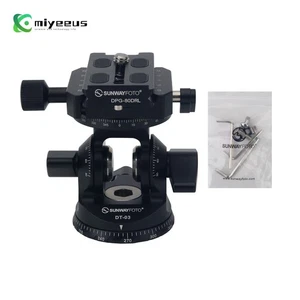 Trípode de cabeza de 2 vías DT-03R de alta calidad base panorámica 360 para lentes teleobjetivo y23 - Imagen 1 de 8