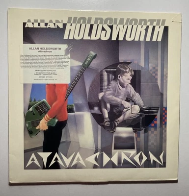ALLAN HOLDSWORTH “Atavachron” Vinyl LP 1986 Enigma Records ST-73203  TESTED - Image 1 of 4