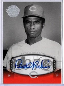 2004 UD Legends Timeless Teams Baseball Pedro Borbon AUTO REDS - Picture 1 of 1