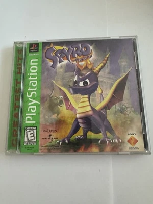 Spyro the Dragon PlayStation 1 PS1 Completo CIB Probado Grandes Éxitos Etiqueta Verde Foto 1 de 4