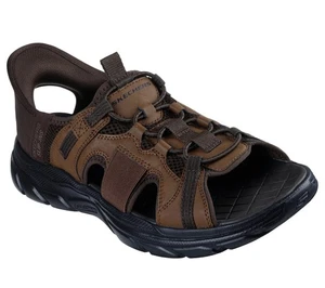 Skechers Revolted Merrick Herren Braun Slipper Freizeit Smart Sandalen - Bild 1 von 5