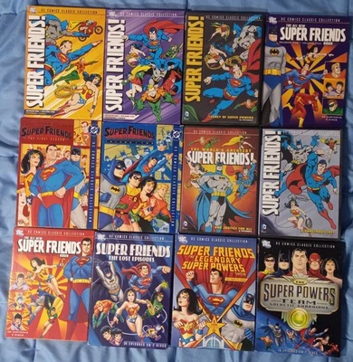 Super Friends DVD Lot Set Superman Batman Legion of Doom - Image 1 of 4
