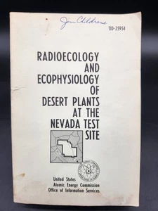 Radioecology & Ecophysiology of Desert Plants at the Nevada Test Site 1972 - Imagen 1 de 6
