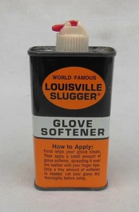 Ammorbidente per guanti vintage Louisville Slugger 4 oz. Lattina in metallo (vuota) - Foto 1 di 6