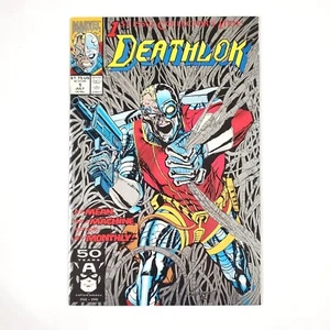 Cómic Deathlok #1 (serie 1991) Cubierta de tinta metálica Denys Cowan Marvel - Imagen 1 de 12