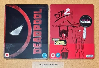 DEADPOOL - UK EXCLUSIVE BLU RAY STEELBOOK COLLECTION - NEW & SEALED - Image 1 of 4