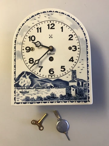 Delft Clock, Hamburg American, German, Keeps perfect time Cover