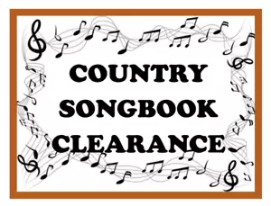 Clearance ~ VINTAGE COUNTRY SONGBOOKS ~ PIano Vocal Chords ~ PULL DOWN MENU - Picture 1 of 69