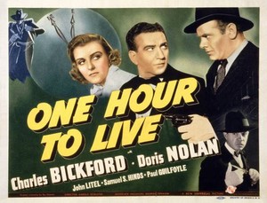 One Hour To Live lobby card Doris Nolan John Litel Charles Bickf 1939 OLD PHOTO