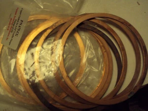 Copper Conflat Gaskets for 6-3/4 inch flange; package of 8 each - Picture 1 of 1