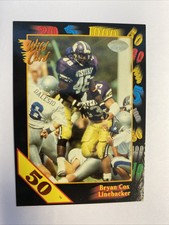1991 Wild Card Draft 50 Stripe Bryan Cox