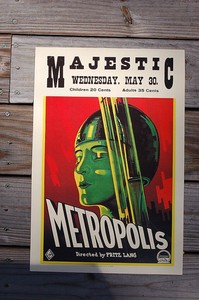 92888 Metropolis Lobby Card Directed By Fritz Long Wall Print Poster Poster