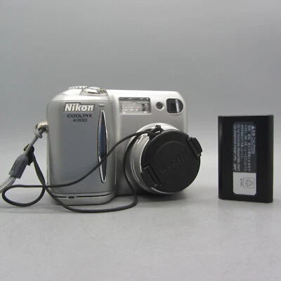 Nikon Digital Camera Coolpix 4300 4.0MP Silver Tested - Image 1 of 4